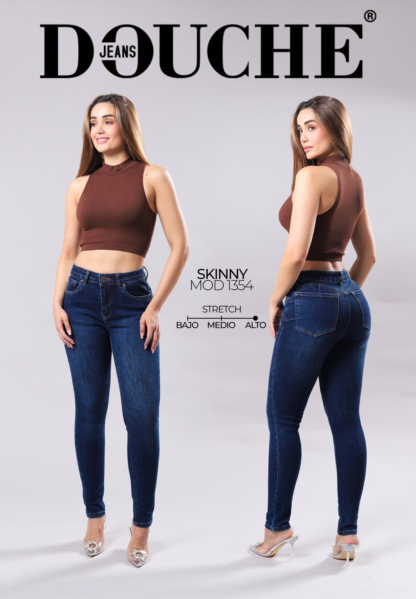 PANTALON DE MEZCLILLA DOUCHE SKINNY FIT 1354
