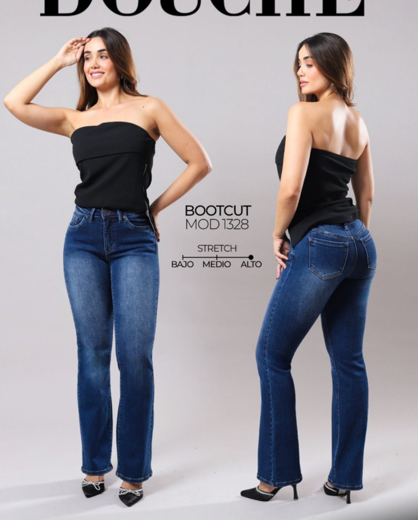 PANTALON DE MEZCLILLA DOUCHE BOOTCUT 1328