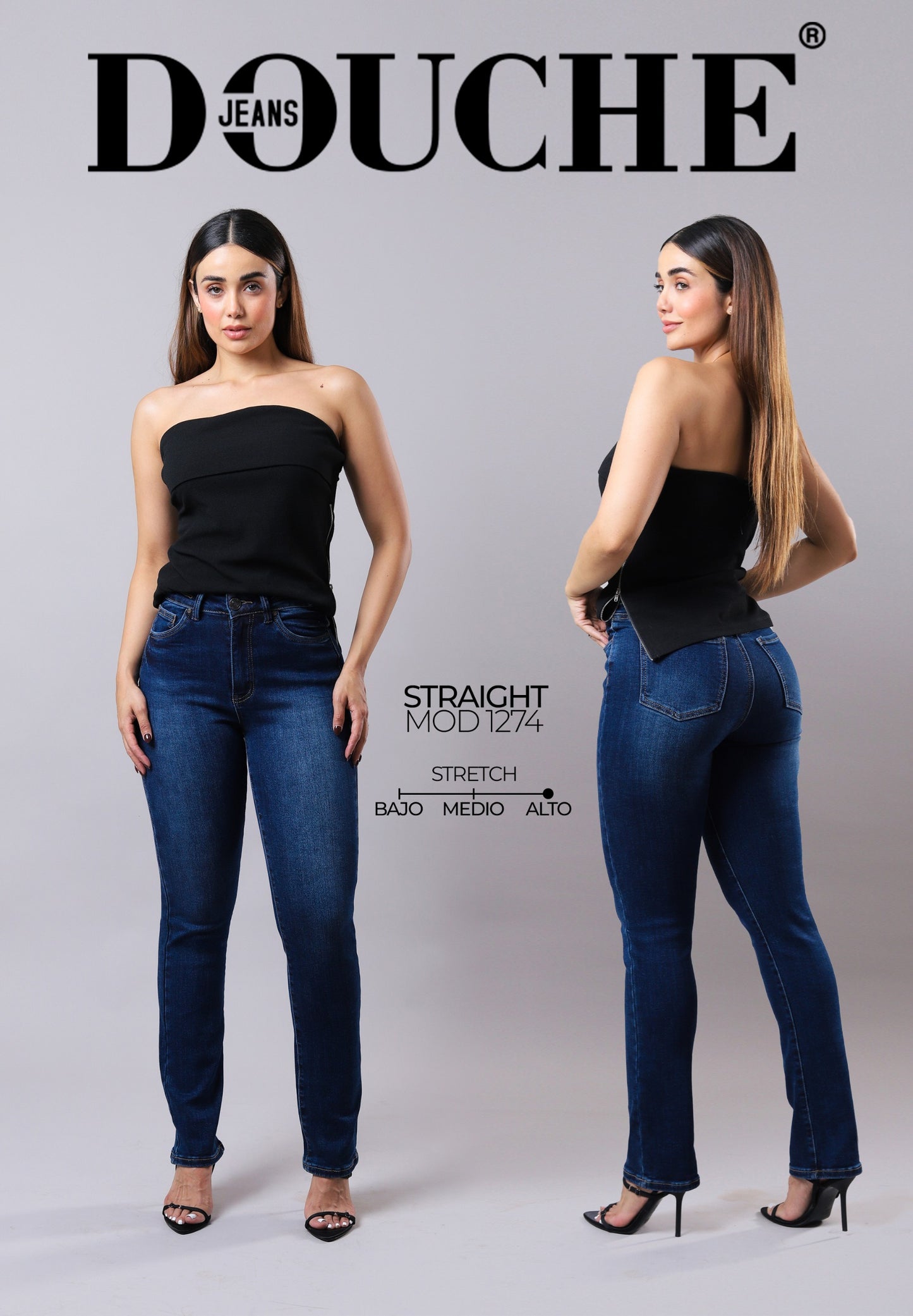 PANTALON DE MEZCLILLA DOUCHE STRAIGHT FIT 1274