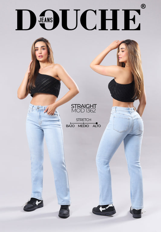PANTALON DE MEZCLILLA DOUCHE STRAIGHT FIT 1362