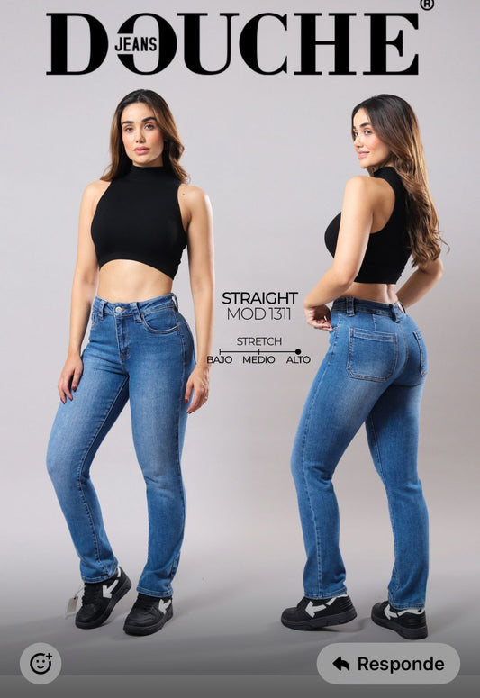 PANTALON DE MEZCLILLA DOUCHE STRAIGHT FIT 1311